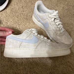 Nike Cream Sneakers Air Force ones